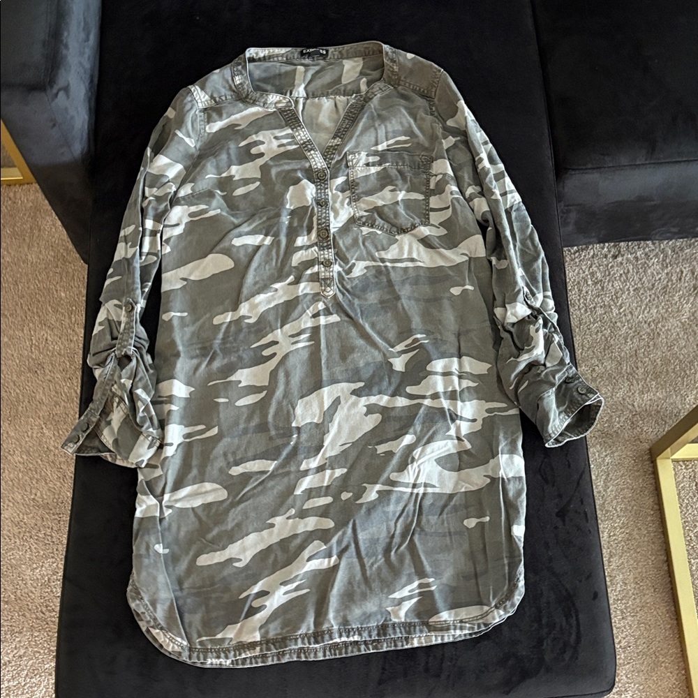 Express Dress Size XS Green Tones Perfect Condition!!!